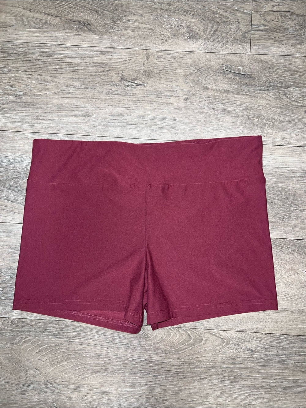 No Boundaries Stretch Comfort Size XXL/XL Maroon Burgundy Purple Soft Shorts